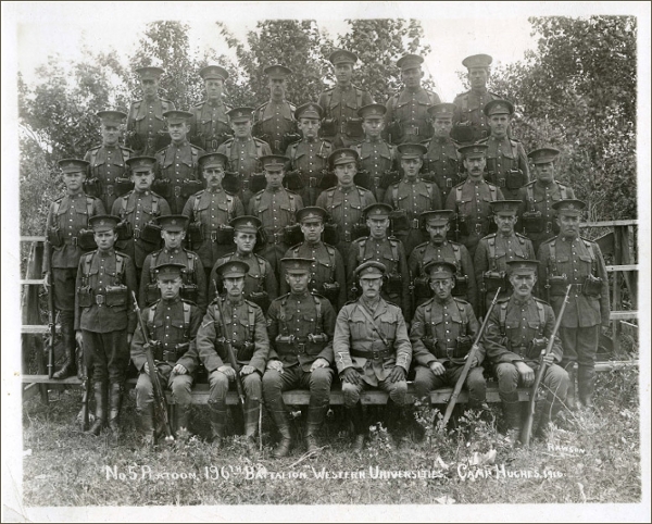 No.5 Platoon, 196th Battalion Western Universities